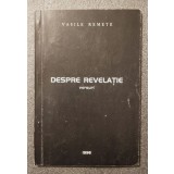 Vasile Remete - Despre revelație