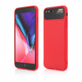 Husa Vetter pentru iPhone 8 Plus, 7 Plus, Smart Case Easy Grip, Rosu