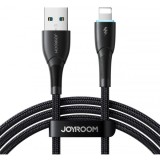 Cablu Date si Incarcare USB-A - Lightning Joyroom SA32-AL3, 18W, 1m, Negru