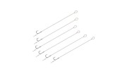 Set 6 Carlige Pescuit Legate Fir Textil Montura Feeder Nr. 6/8/10/12