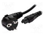 Cablu 3x0,75mm2 CEE 7/7 ştecăr unghi LIAN DUNG
