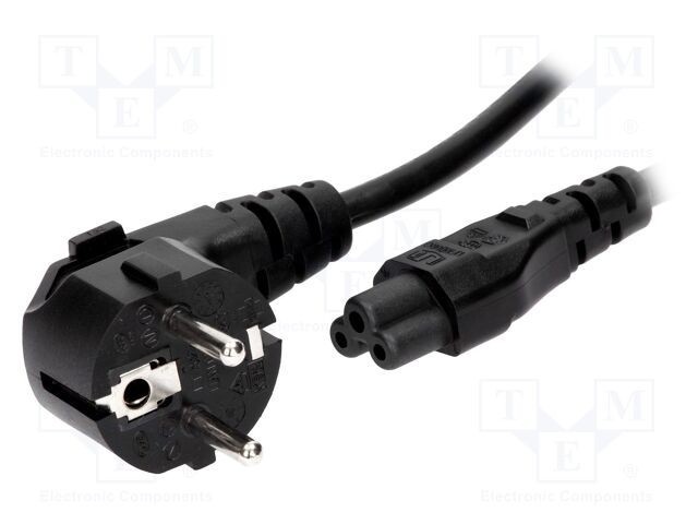 Cablu 3x0,75mm2 CEE 7/7 ştecăr unghi LIAN DUNG