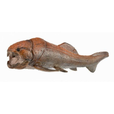 Figurina Dunkleosteus Deluxe cu mandibula mobila Collecta, 27,5 x 6 cm foto