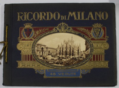 RICORDO DI MILANO , 48 VEDUTE ARTISTICHE , CCA. 1900 foto
