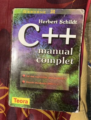 Herbert Schildt - C++ manual complet 650p foto
