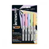 Marker permanent Bic Intensity Pastel 5 culori/set