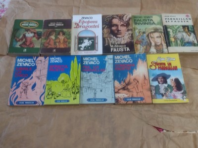 MICHEL ZEVACO - CICLUL COMPLET PARDAILLAN 11 vol.~COMOARA FAUSTEI+CAVALERII PARDAILLAN+EPOPEEA DRAGOSTEI+FAUSTA+FAUSTA INVINSA +.... foto