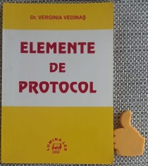 Elemente de protocol Verginia Vedinas