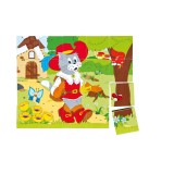 Puzzle din lemn cuburi - Basme 4 x 5, Woodyland