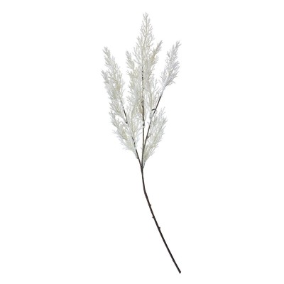 Planta artificiala plastic alb 75 cm foto