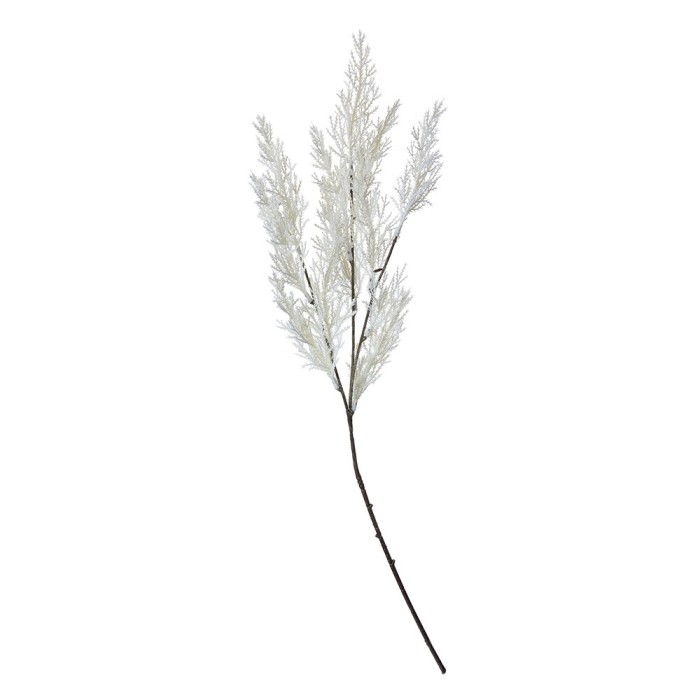 Planta artificiala plastic alb 75 cm