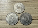 Monede scandinavice - Danemarca și Suedia - trei bucăți