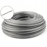 Cablu de Tractiune Otel Zincat PLASTIFIAT 3mm Rola 100m MNR1927