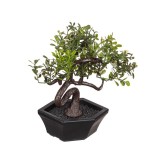 Ghiveci decorativ cu Bonsai artificial, 6.5x11 cm, ATU-087430, Oem