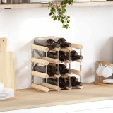 vidaXL Suport sticle de vin pentru 12 sticle, lemn masiv de pin 282468