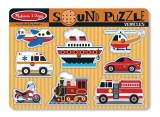 Puzzle cu sunete Vehicule Melissa and Doug, Melissa &amp; Doug