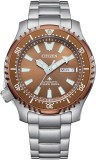 Cumpara ieftin Ceas Barbati, Citizen, Promaster Mechanical Diver NY0164-65XE, Set cu Bratara suplimentara - Marime universala