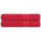 vidaXL Prosoape 2 buc Roșu 100x200 cm 360 g/m&sup2; 100% bumbac 136938