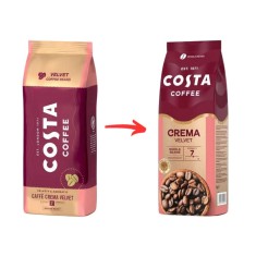 Cafea boabe Costa Caffe Crema Velvet 1 kg