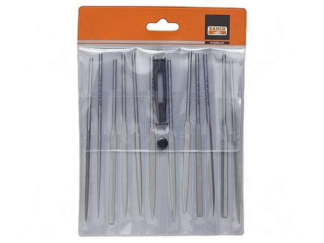 Kit pile pilă-ac, 12 buc, 160mm, cu geantă