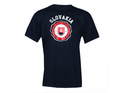 Echipa națională de hochei tricou de bărbați Slovakia Stamp - L foto