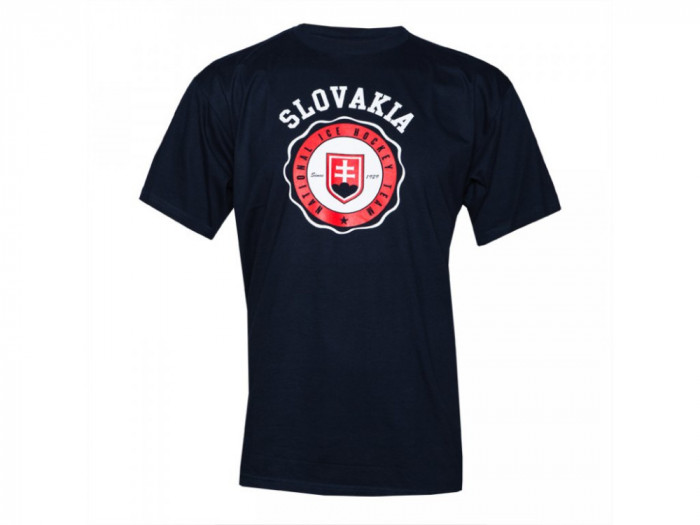 Echipa națională de hochei tricou de bărbați Slovakia Stamp - L