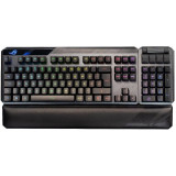 Tastatura mecanica gaming modulara cu sau fara fir ASUS ROG Claymore II ROG RX Red neagra iluminare RGB
