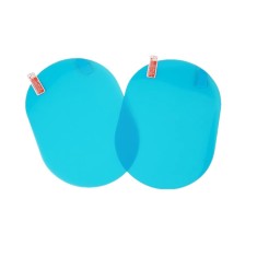 Set 2 Folii de Oglinda Auto Anti Picaturi, Ploaie si Anti Aburire, Oval 10 x 15 cm, Premium Universal, Premium Universal, CBD CORAL BEST DEALS Transpa