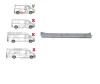 Prag Volkswagen Crafter (2e), 12.2005-04.2017; Mercedes Sprinter 209-524, 07.2006-06.2018, model: spatiu incarcare L=2600mm, ampatament 3250 mm, mont, Rapid