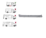 Prag Volkswagen Crafter (2e), 12.2005-04.2017; Mercedes Sprinter 209-524, 07.2006-06.2018, model: spatiu incarcare L=2600mm, ampatament 3250 mm, mont, Rapid