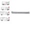 Prag Volkswagen Crafter (2e), 12.2005-04.2017; Mercedes Sprinter 209-524, 07.2006-06.2018, model: spatiu incarcare L=2600mm, ampatament 3250 mm, mont