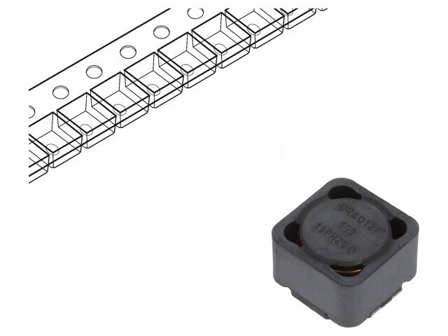 Inductor SMD 9,63uH 6,02A 18m&Omega; &plusmn;25%