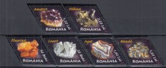 ROMANIA 2006 LP 1731 MINERALE SERIE MNH