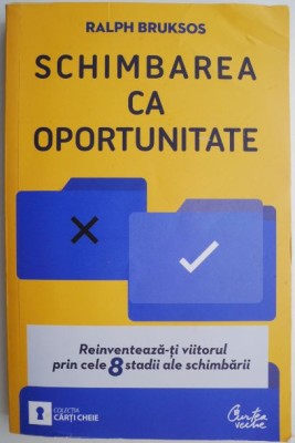 Schimbarea ca oportunitate. Reinventeaza-ti viitorul prin cele 8 stadii ale schimbarii &amp;ndash; Ralph Bruksos (putin indoita) foto