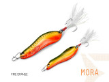 Lingura Oscilanta Delphin Mora, Culoare Fire Orange, 30g / ancora nr.4