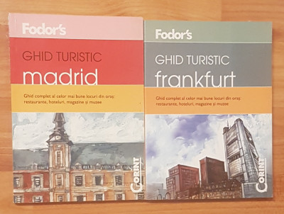 Set 2 ghiduri turistice Fodor&amp;#039;s Madrid + Frankfurt foto
