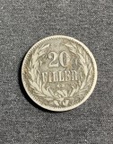 Moneda 20 filler 1894 Ungaria, Europa