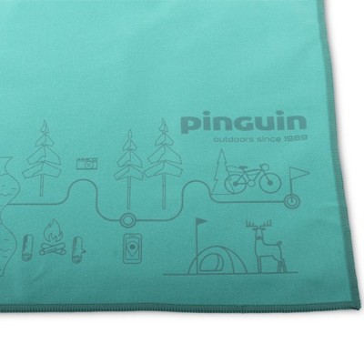PINGUIN Micro Towel L petrol green foto