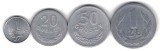POLONIA LOT / SET : 4 buc , 1 grosz + 20 + 50 groszy + 1 Zlot 1949 [1]
