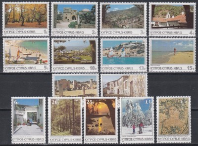Ciprul Grec 1985 - Turism, Cota 28 EURO, MNH foto