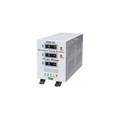 Stabilizator retea maxim 20KVA-SVC cu servomotor trifazat-trifazat TED000118 foto