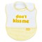 Baveta BabyJem din bumbac Dont Kiss Me (Culoare: Galben)