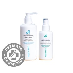 Pachet pentru ingrijirea parului anti-cadere Sampon 250ml + Lotiune 150ml, Regivero