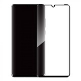 Folie sticla curbata, compatibila cu huawei p30 pro full face negru, flippy