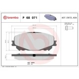 Placute frana Mitsubishi Asx (Vsx Vse) 01.23-; Renault Captur 2 (Hf) 01.20-, Espace 5 (Jr) 02.15-03.23, Grand Scenic 4 (R9) 09.16-03.23, Megane E-Tec, BREMBO