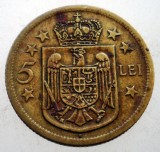 Moneda Romania 5 Lei 1930 Mihai I, Nichel-Alama, KM#48 - Colectie Numismatica