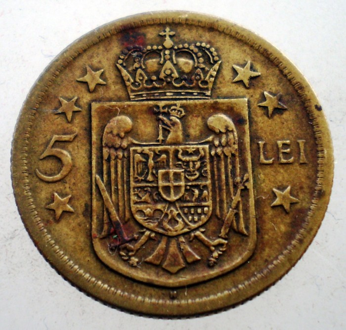 2.376 ROMANIA MIHAI I 5 LEI 1930 H