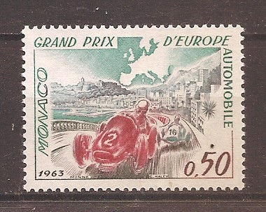 Monaco 1963 - Marele Premiu al Auto Europei, MNH foto