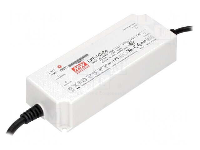 Alimentator LED 90W 24V 3.75A IP67