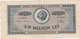 ROMANIA 1000000 LEI 1947 VF+